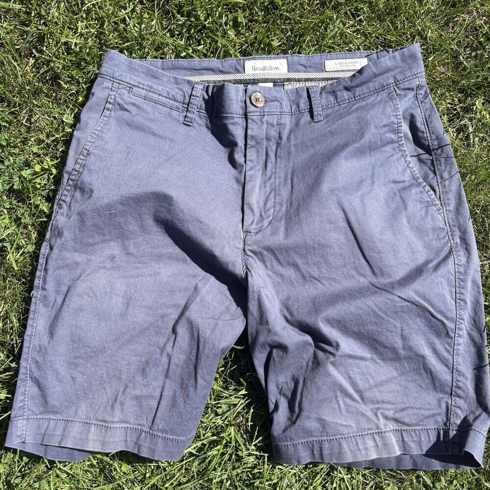 Goodfellow Mens Shorts 30 Waist Lined Shorts Preppy 98% Cotten